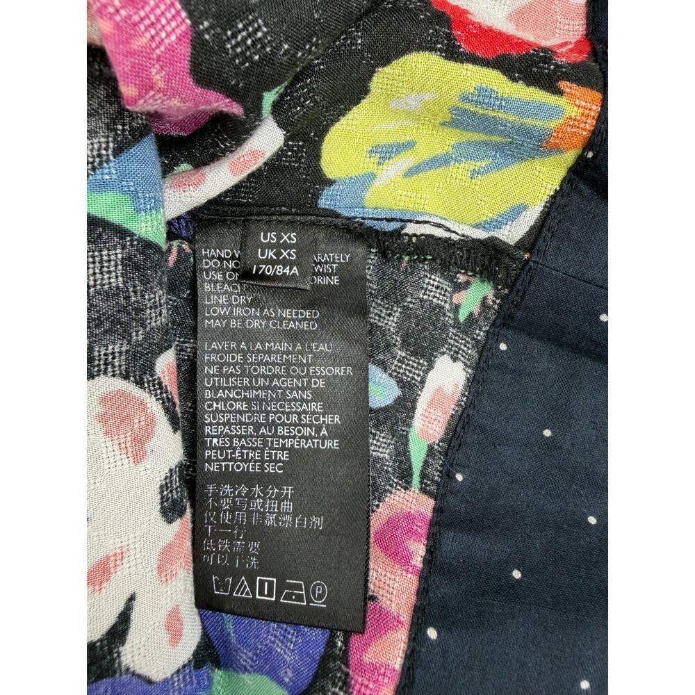 Maeve by Anthropologie Magnolia Tunic Dress XS Colorful Floral Garden Boho - Picture 6 of 13